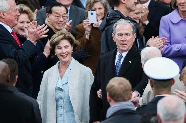 George W and Laura Bush George W and Laura Bush