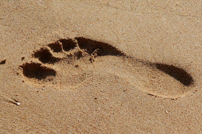 Foot, Footprint, Feet, Sand, Beach Foot, Footprint, Feet, Sand, Beach