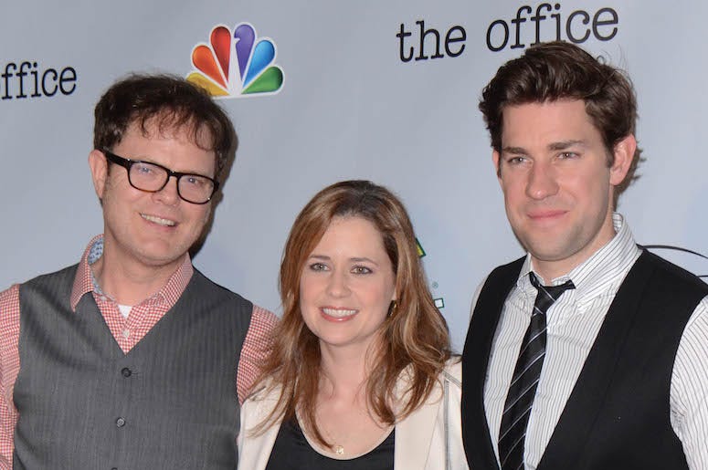 Rainn Wilson, Jenna Fischer, John Krasinski, The Office, Series Finale, Red Carpet, 2013 Rainn Wilson, Jenna Fischer, John Krasinski, The Office, Series Finale, Red Carpet, 2013