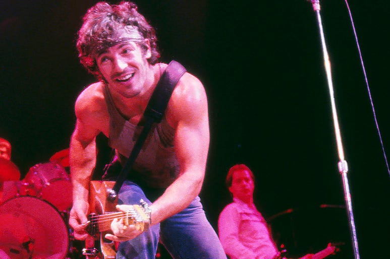 Bruce Springsteen, Young, 1984 Bruce Springsteen, Young, 1984