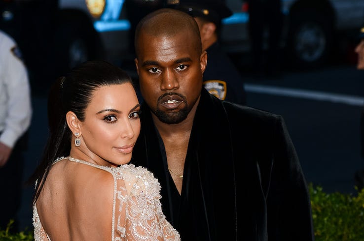 Kim Kardashian, Kanye West, Costume Institute Gala, The Metropolitan Museum of Art, 2015 Kim Kardashian, Kanye West, Costume Institute Gala, The Metropolitan Museum of Art, 2015