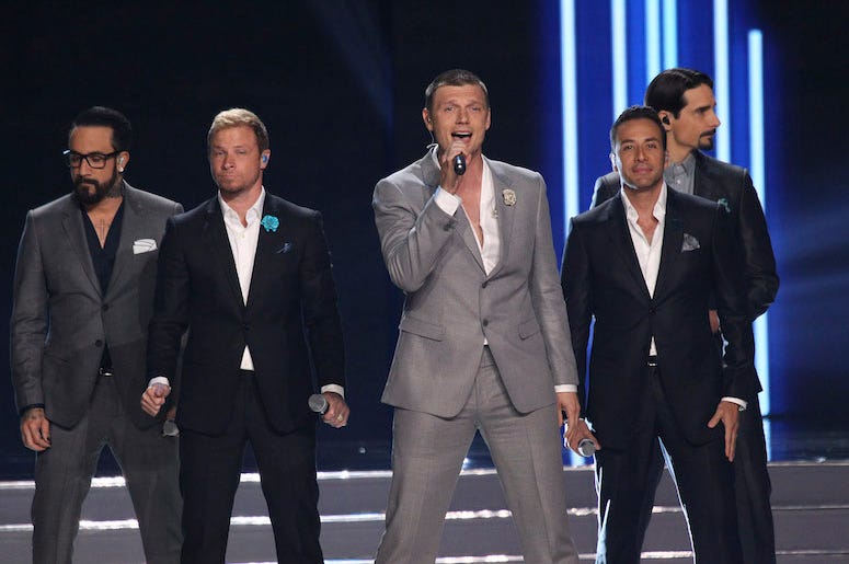 Backstreet Boys, Concert, Singing, Suits Backstreet Boys, Concert, Singing, Suits