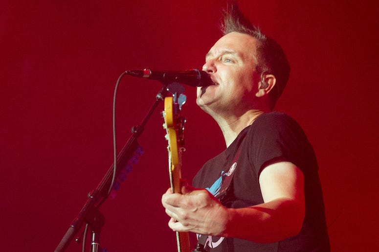 Mark Hoppus, Blink-182, Bass Guitar, Singing, The Forum, 2016 Mark Hoppus, Blink-182, Bass Guitar, Singing, The Forum, 2016