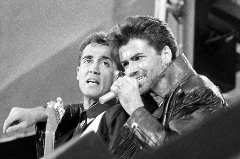 George Michael, Andrew Ridgeley, Wham, Concert George Michael, Andrew Ridgeley, Wham, Concert