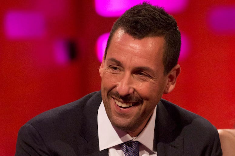 Adam Sandler, Suit, Smile, Talk Show Adam Sandler, Suit, Smile, Talk Show