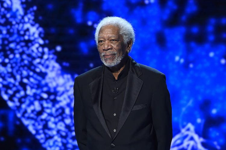 Morgan Freeman, 6th Annual Breakthrough Prize, Stage, Black Suit, 2017 Morgan Freeman, 6th Annual Breakthrough Prize, Stage, Black Suit, 2017