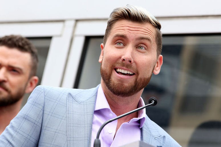 Lance Bass, NSYNC, Talking, Walk of Fame Speech Lance Bass, NSYNC, Talking, Walk of Fame Speech
