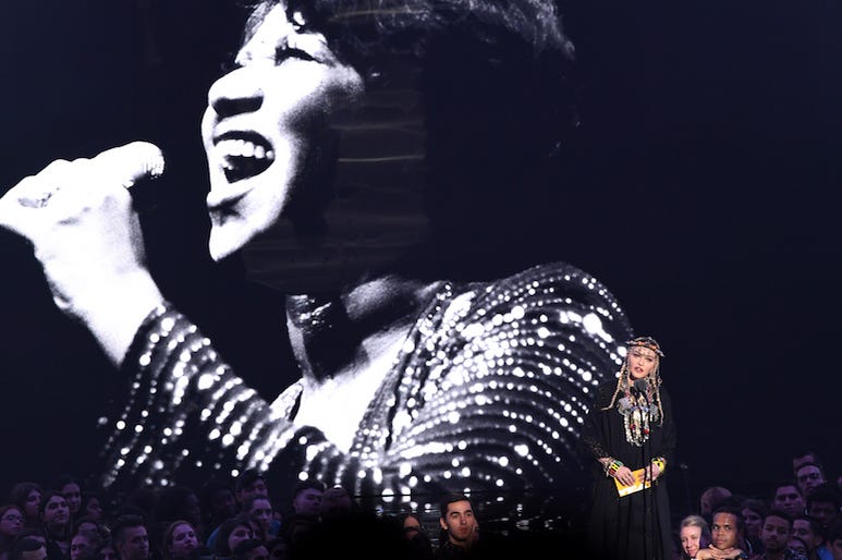 Madonna, Aretha Franklin, Video Music Awards, 2018 Madonna, Aretha Franklin, Video Music Awards, 2018