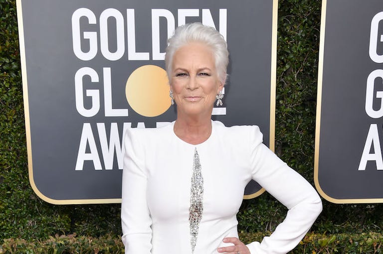 Jamie Lee Curtis, Red Carpet, Golden Globe Awards, 2019 Jamie Lee Curtis, Red Carpet, Golden Globe Awards, 2019