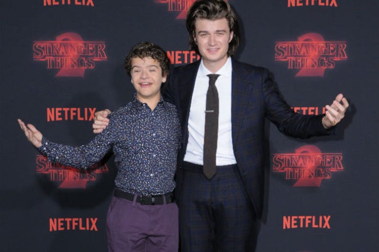 Gaten Matarazzo and Joe Keery
