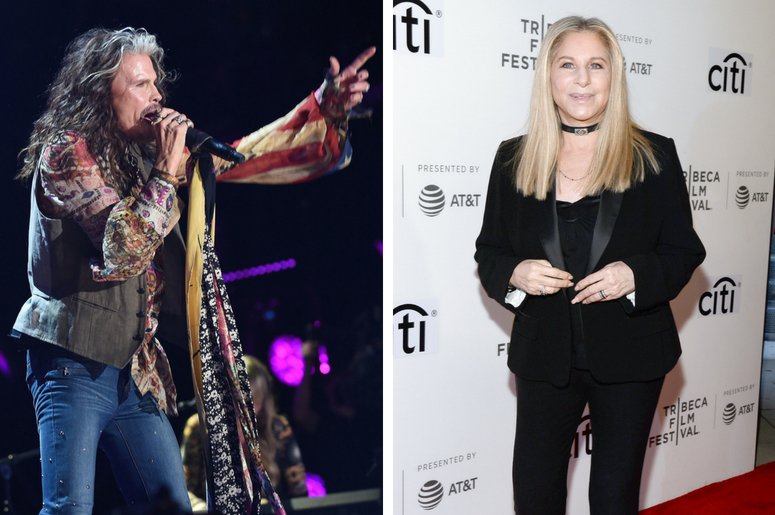 Steven Tyler and Barbra Streisand Steven Tyler and Barbra Streisand