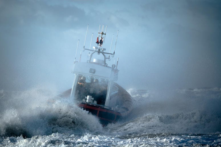 Coast Guard, Ship, Storm, Ocean Coast Guard, Ship, Storm, Ocean
