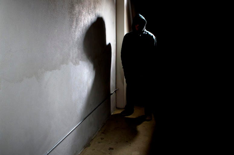 Man, Stalker, Dark Alley, Hiding, Shadows, Hoodie Man, Stalker, Dark Alley, Hiding, Shadows, Hoodie