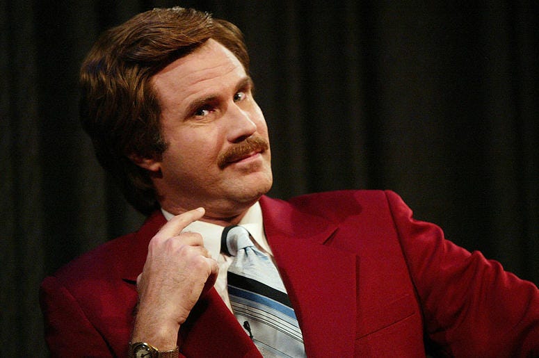 ron burgundy will ferrell