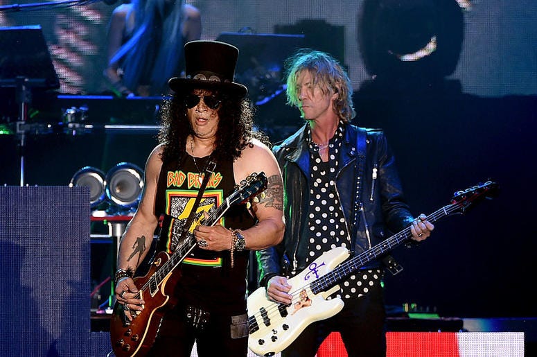 Slash and Duff McKagan