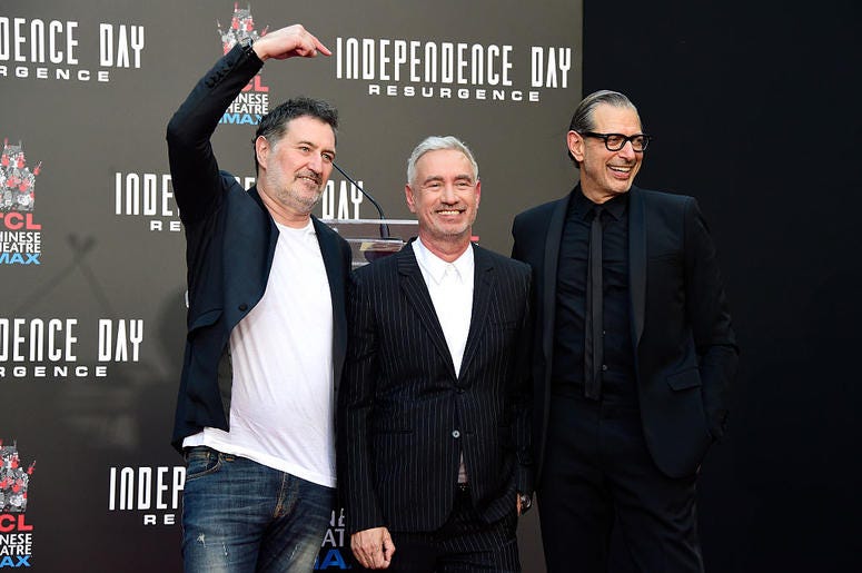 Harald Kloser, Roland Emmerich, Jeff Goldblum
