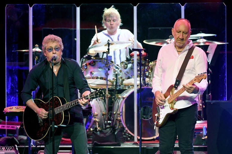 Roger Daltrey and Pete Townshend