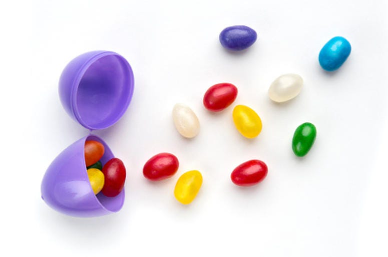 Jellybean Easter eggs