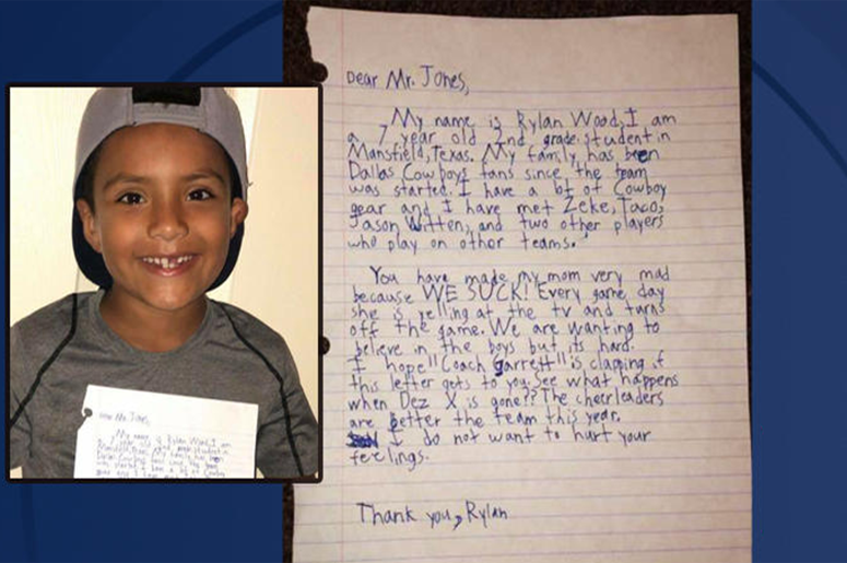 Cowboys Kid Letter