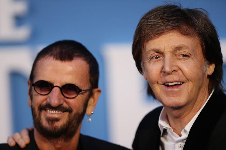 Ringo Starr and Paul McCartney Ringo Starr and Paul McCartney