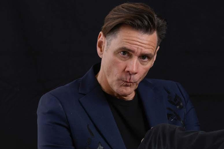 Jim Carrey, Pout, Duck Lips, Portrait, Kidding, 2018 Jim Carrey, Pout, Duck Lips, Portrait, Kidding, 2018