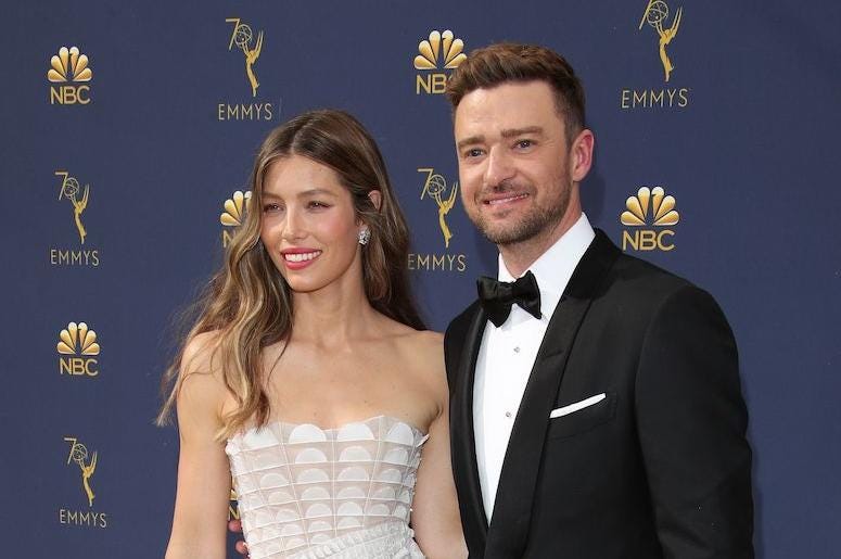 Jessica Biel, Justin Timberlake, Red Carpet, 70th Emmy Awards, 2018 Jessica Biel, Justin Timberlake, Red Carpet, 70th Emmy Awards, 2018