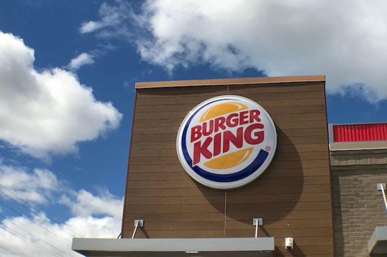Burger King, Restaurant, Clouds, Blue Sky, Greencastle Burger King, Restaurant, Clouds, Blue Sky, Greencastle