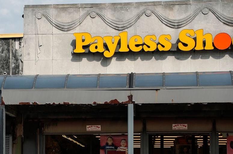 Payless Shoes, Storefront, Sign, Detroit, 2018 Payless Shoes, Storefront, Sign, Detroit, 2018