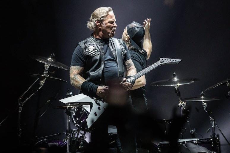 James Hetfield, Lars Ulrich, Metallica, Concert, WorldWired Tour, 2019 James Hetfield, Lars Ulrich, Metallica, Concert, WorldWired Tour, 2019