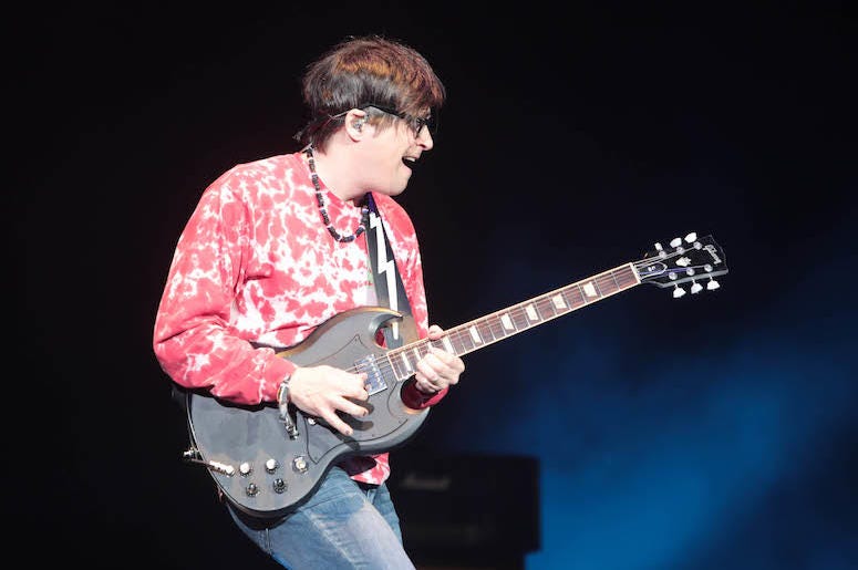 Rivers Cuomo, Guitar, Weezer, Concert, Coachella, 2019 Rivers Cuomo, Guitar, Weezer, Concert, Coachella, 2019