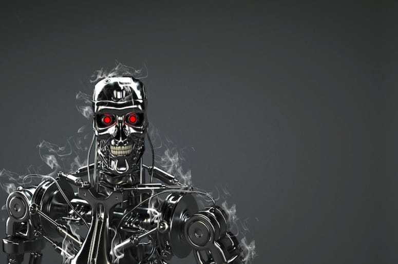 Terminator, Robot, Black, Animated Terminator, Robot, Black, Animated