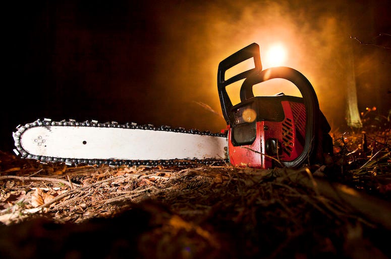 Chainsaw, Dark, Smoke, Creepy Chainsaw, Dark, Smoke, Creepy