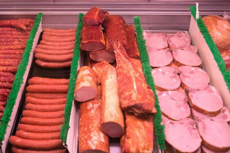 Deli, Meat, Ham, Sausage, Counter Deli, Meat, Ham, Sausage, Counter