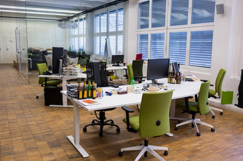 Empty Office, Desk, Chairs, Workspace Empty Office, Desk, Chairs, Workspace