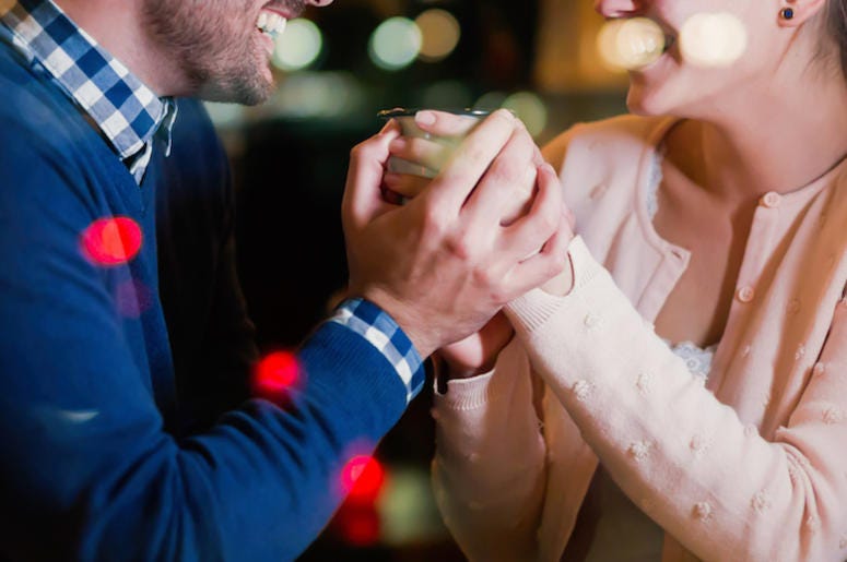 Man, Woman, Smiling, Talking, Holding Hands, Bar Man, Woman, Smiling, Talking, Holding Hands, Bar