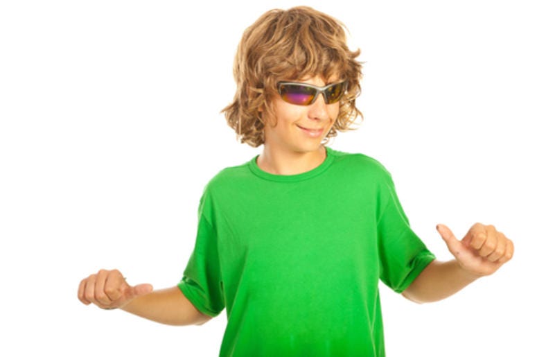 Kid In A Green Shirt