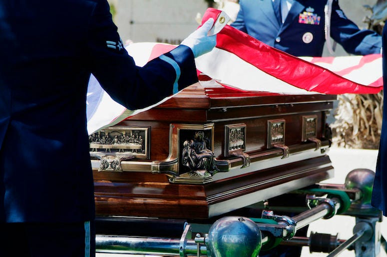 Honor Guard, Flag, Casket, Military Funeral Honor Guard, Flag, Casket, Military Funeral