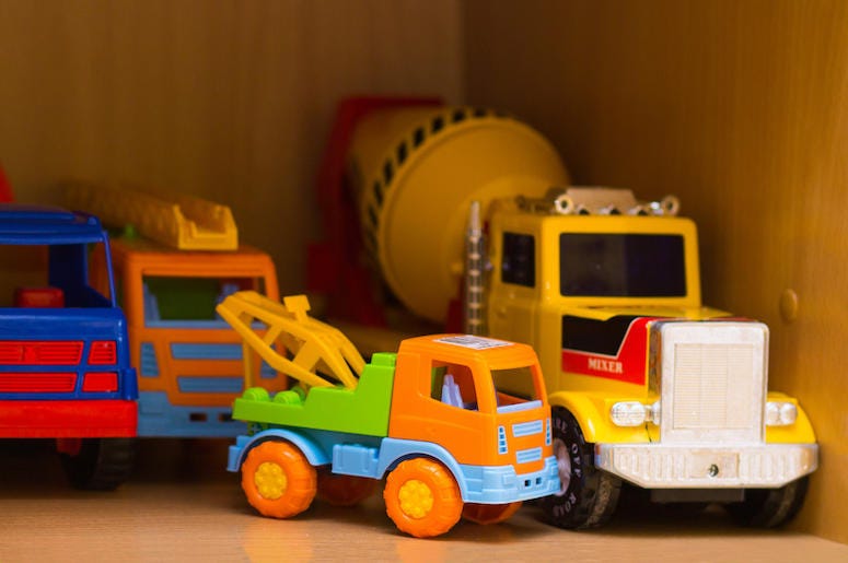 Toys, Kindergarten, Classroom, Shelf, Trucks Toys, Kindergarten, Classroom, Shelf, Trucks