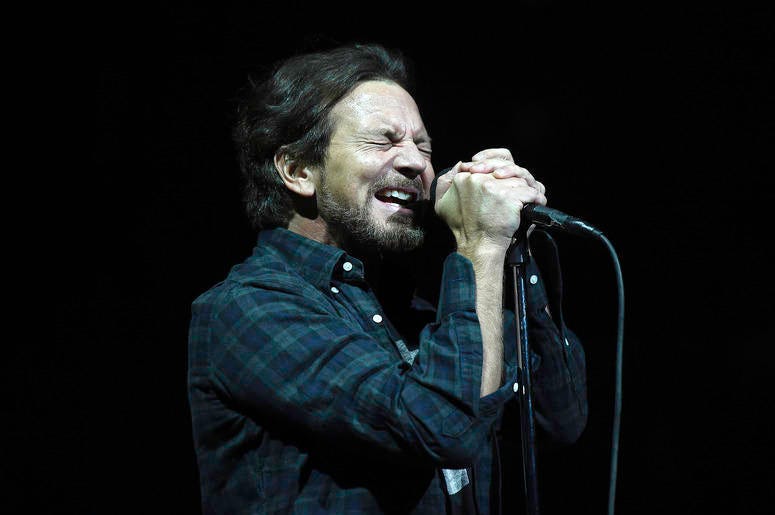 Pearl Jam lead singer Eddie Vedder Pearl Jam lead singer Eddie Vedder