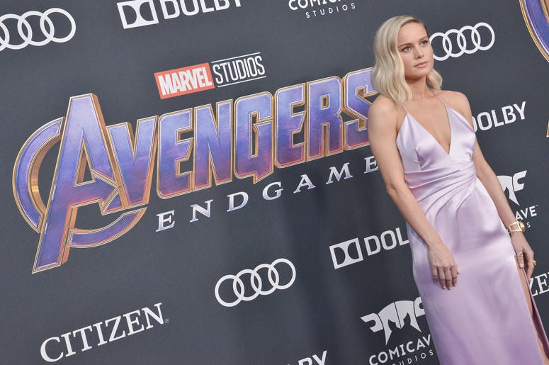 Brie Larson arrives at Marvel Studios Brie Larson arrives at Marvel Studios