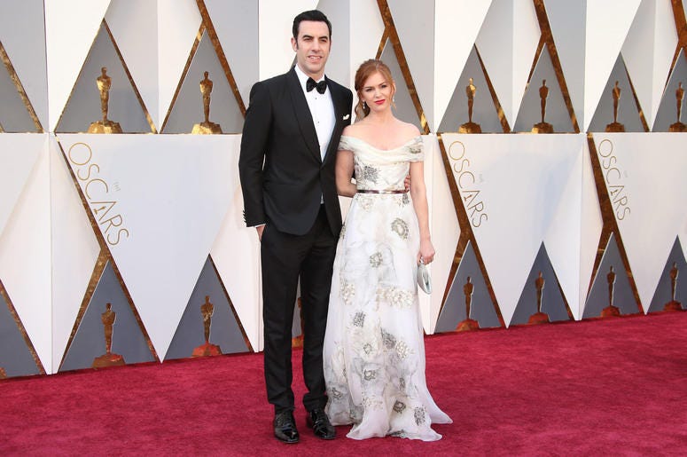 Sacha Baron Cohen (left) and Isla Fisher Sacha Baron Cohen (left) and Isla Fisher
