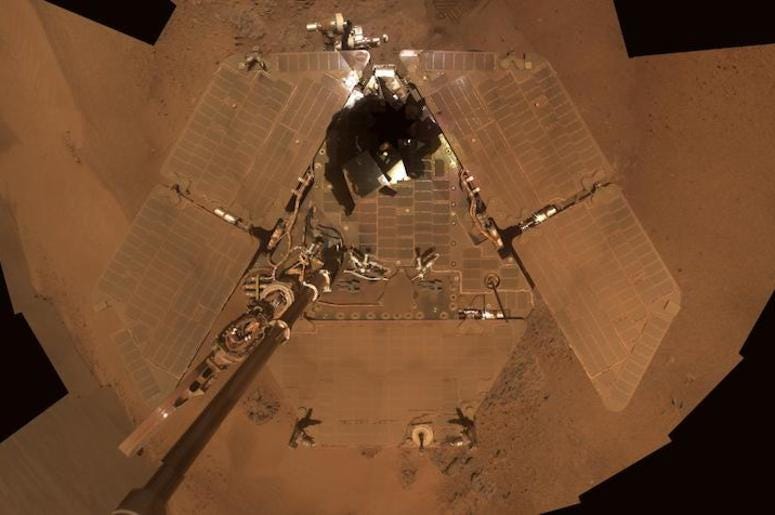 Mars Rover, Opportunity, Selfie, Solar Panels, Mars, 2011 Mars Rover, Opportunity, Selfie, Solar Panels, Mars, 2011