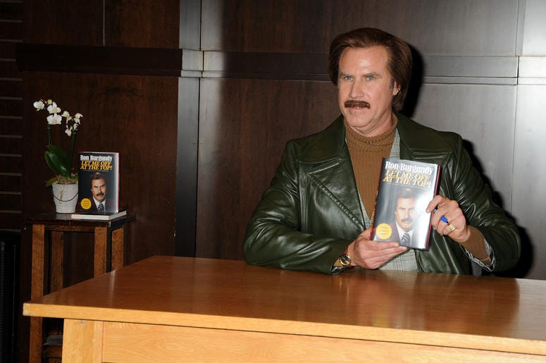 Will Ferrell, Ron Burgundy.