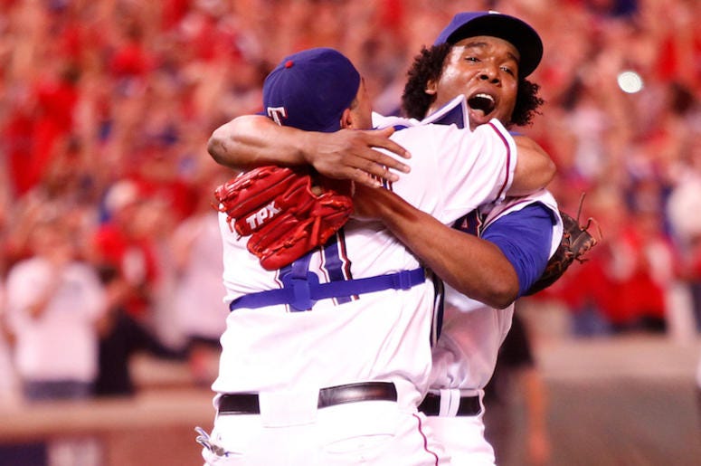 Texas Rangers, Neftali Feliz, Bengie Molina, ALCS Texas Rangers, Neftali Feliz, Bengie Molina, ALCS