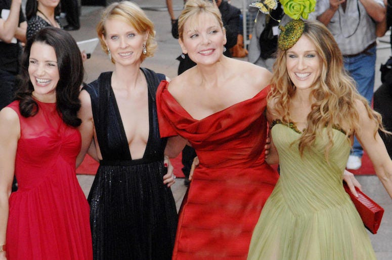 Kristin Davis, Cynthia Nixon, Kim Cattrall, Sarah Jessica Parker, Sex And The City, Movie, Premiere, Red Carpet, 2008 Kristin Davis, Cynthia Nixon, Kim Cattrall, Sarah Jessica Parker, Sex And The City, Movie, Premiere, Red Carpet, 2008
