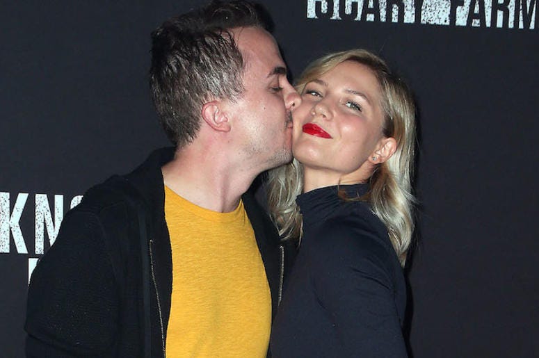 Frankie Muniz, Paige Price, Knott's Scary Farm Celebrity Night, 2017 Frankie Muniz, Paige Price, Knott's Scary Farm Celebrity Night, 2017
