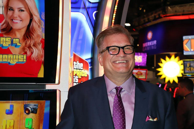Drew Carey, Smile, Global Gaming Expo 2018, The Price is Right, Las Vegas, 2018 Drew Carey, Smile, Global Gaming Expo 2018, The Price is Right, Las Vegas, 2018