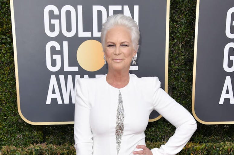 Jamie Lee Curtis, Red Carpet, Golden Globe Awards, 2019 Jamie Lee Curtis, Red Carpet, Golden Globe Awards, 2019