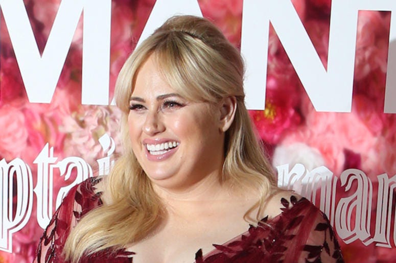Rebel Wilson, Red Carpet, Isn't It Romantic, Premiere, Smiling, Red Dress Rebel Wilson, Red Carpet, Isn't It Romantic, Premiere, Smiling, Red Dress