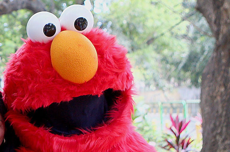 Elmo, Sesame Street, Costume, Smile Elmo, Sesame Street, Costume, Smile